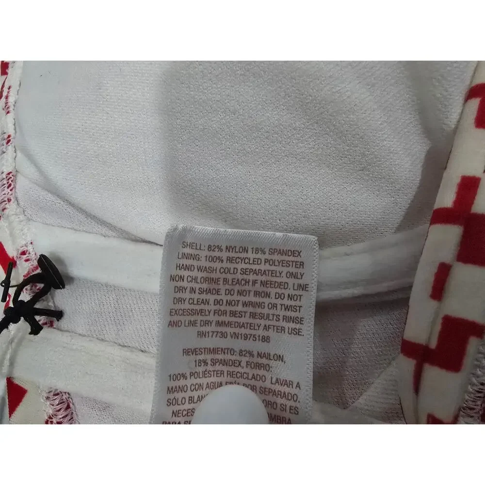 NWT Red Geometric Underwire Bikini Top – 34DD (Shade & Shore) - Picture 7 of 8